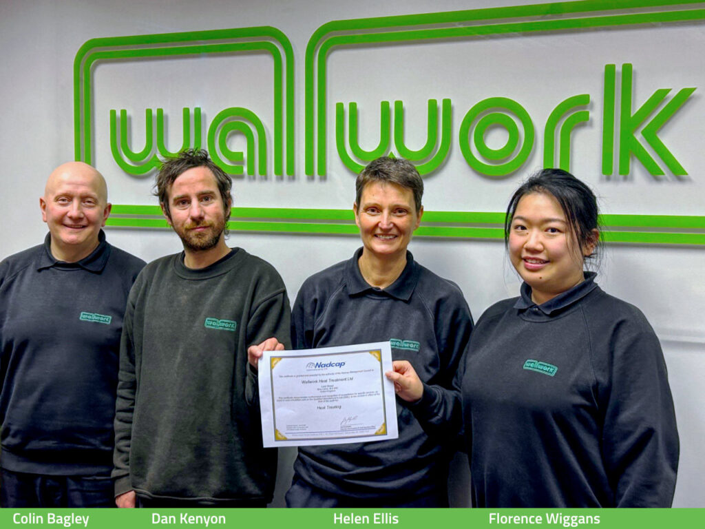 Wallwork quality team, left to right, Colin Bagley, Dan Kenyon, Helen Ellis, Florence Wiggans