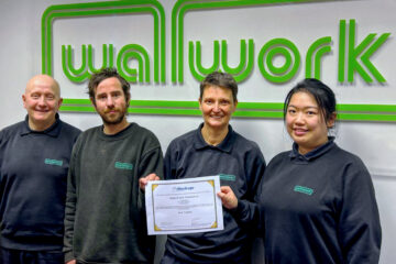 Wallwork quality team, left to right, Colin Bagley, Dan Kenyon, Helen Ellis, Florence Wiggans